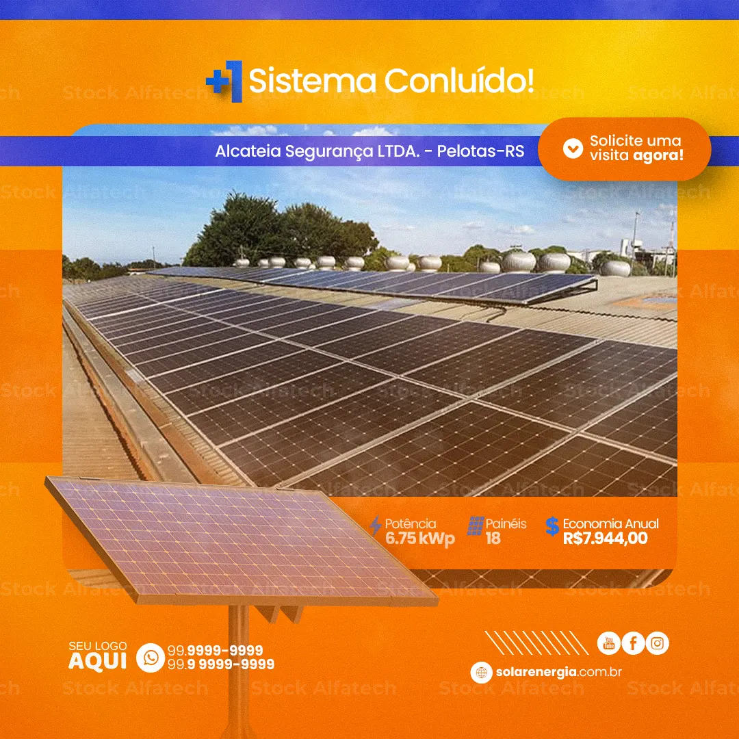 Psd flyer 100% editável para campanha de energia renovável