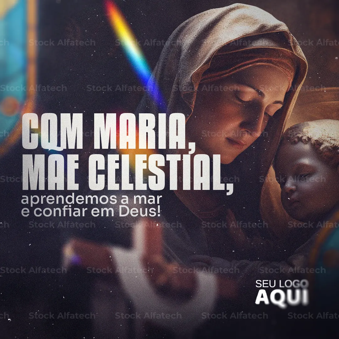 Psd flyer 100% editável para missa, louvor e momento de fé