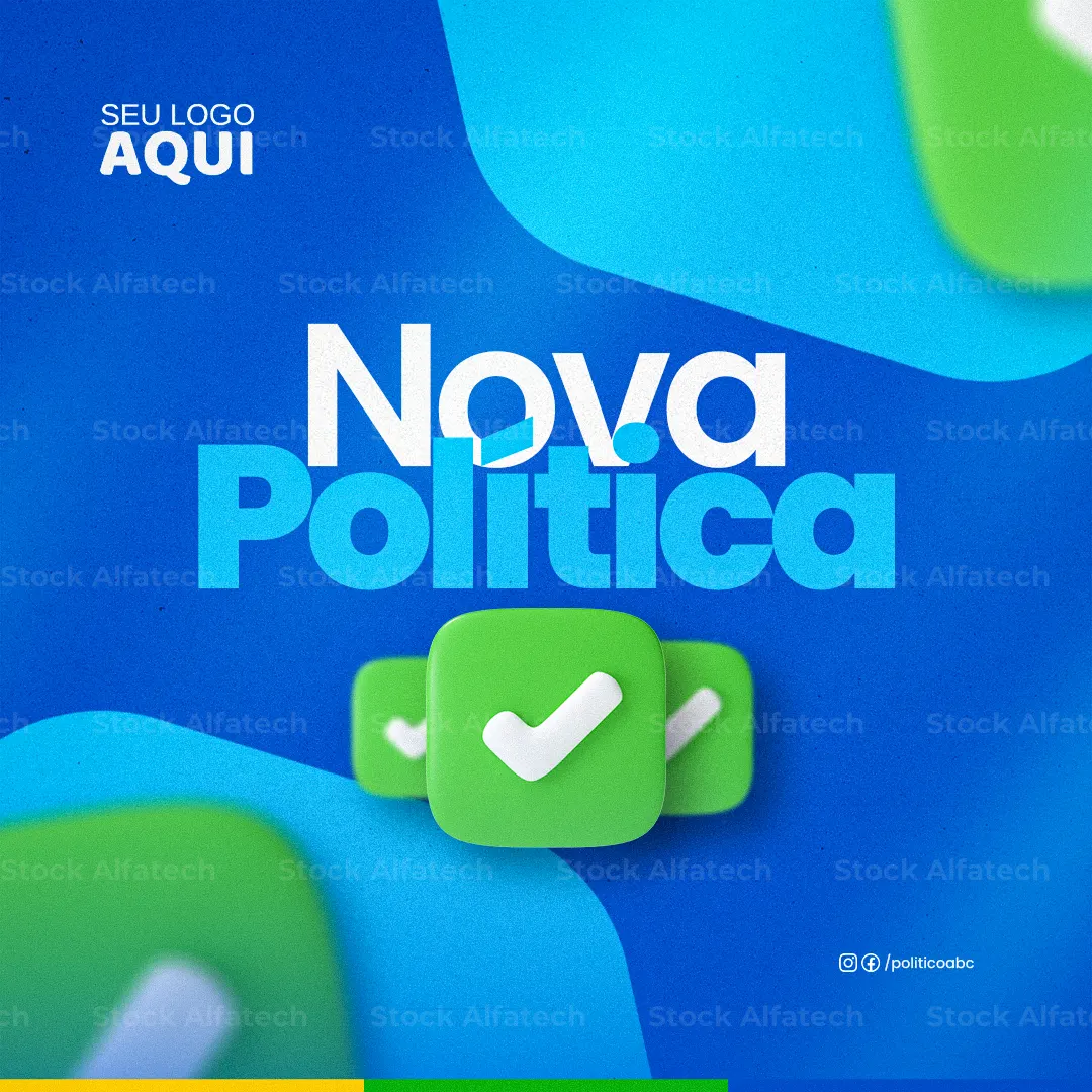 Arte política para seguir em frente — Psd flyer 100% editável