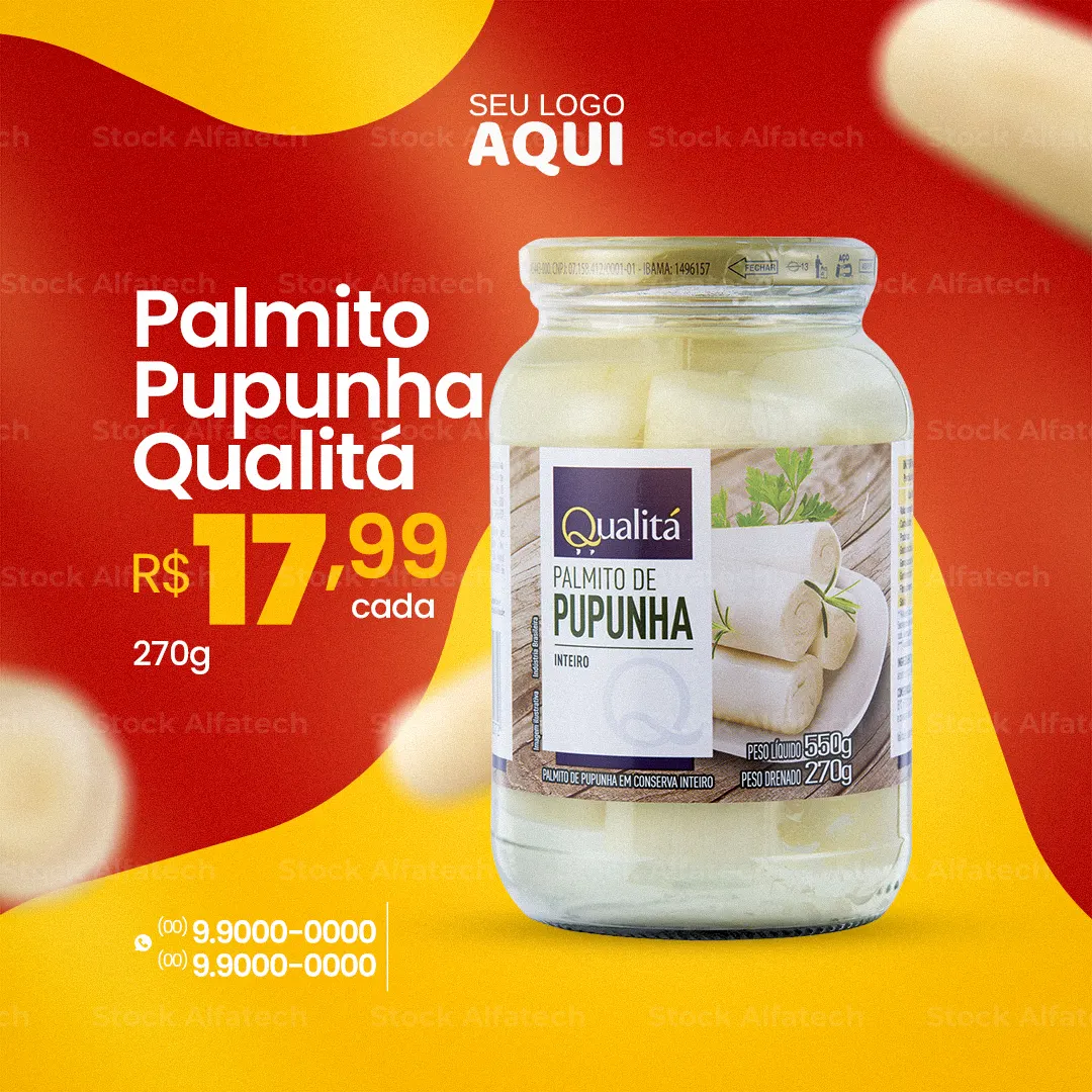 Palmito pupunha qualitá