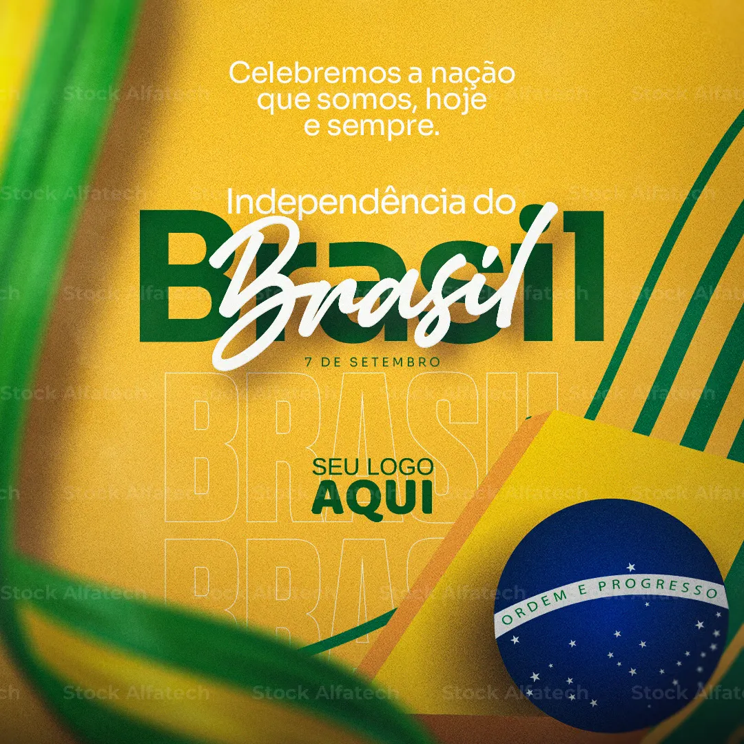 Arte de 7 de Setembro para empresas — Psd flyer 100% editável