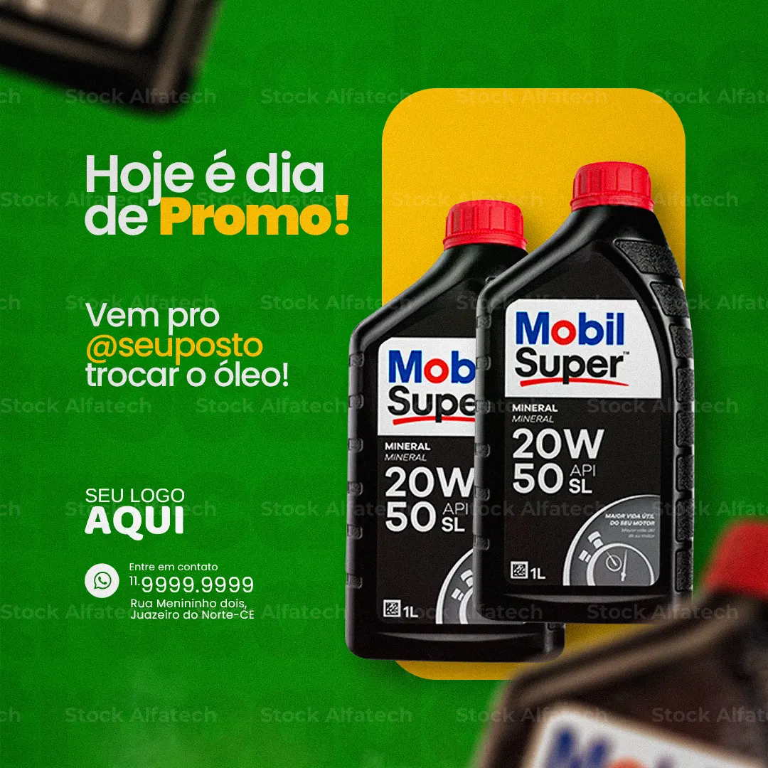 Faça sua parada no posto certo em Psd flyer 100% editável