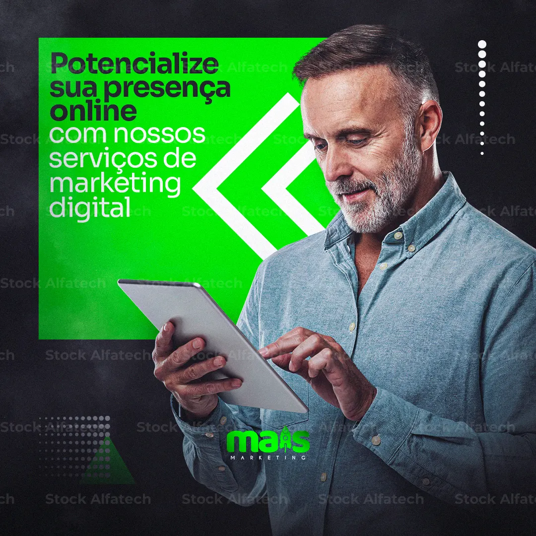 Sua empresa com presença digital forte em Psd flyer 100% editável