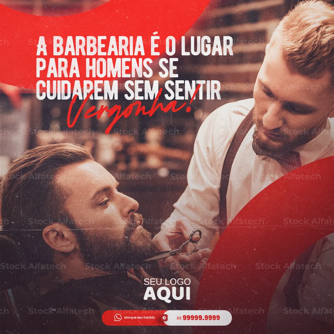 Psd flyer 100% editável com chamada para barbeiro profissional