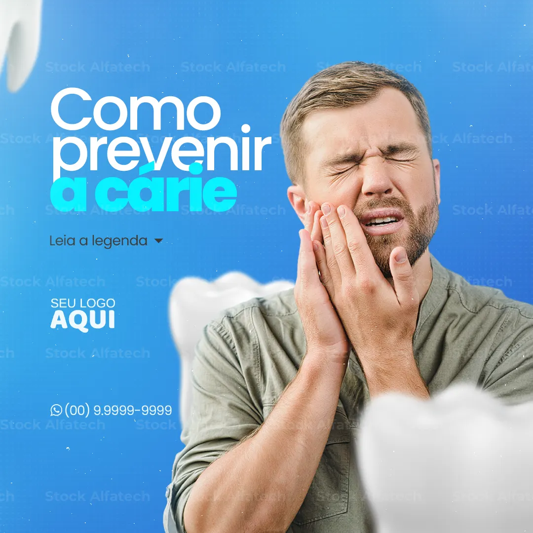 Dentista com atendimento humanizado em Psd flyer 100% editável