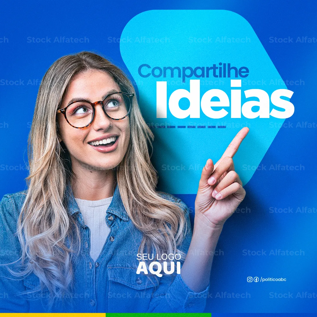 Psd flyer 100% editável com chamada para candidato político