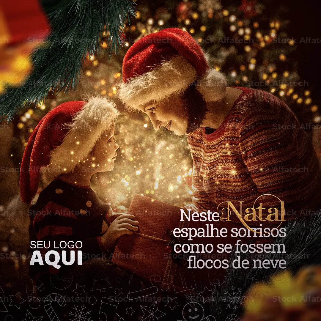 Mensagem natalina para empresas — Psd flyer 100% editável