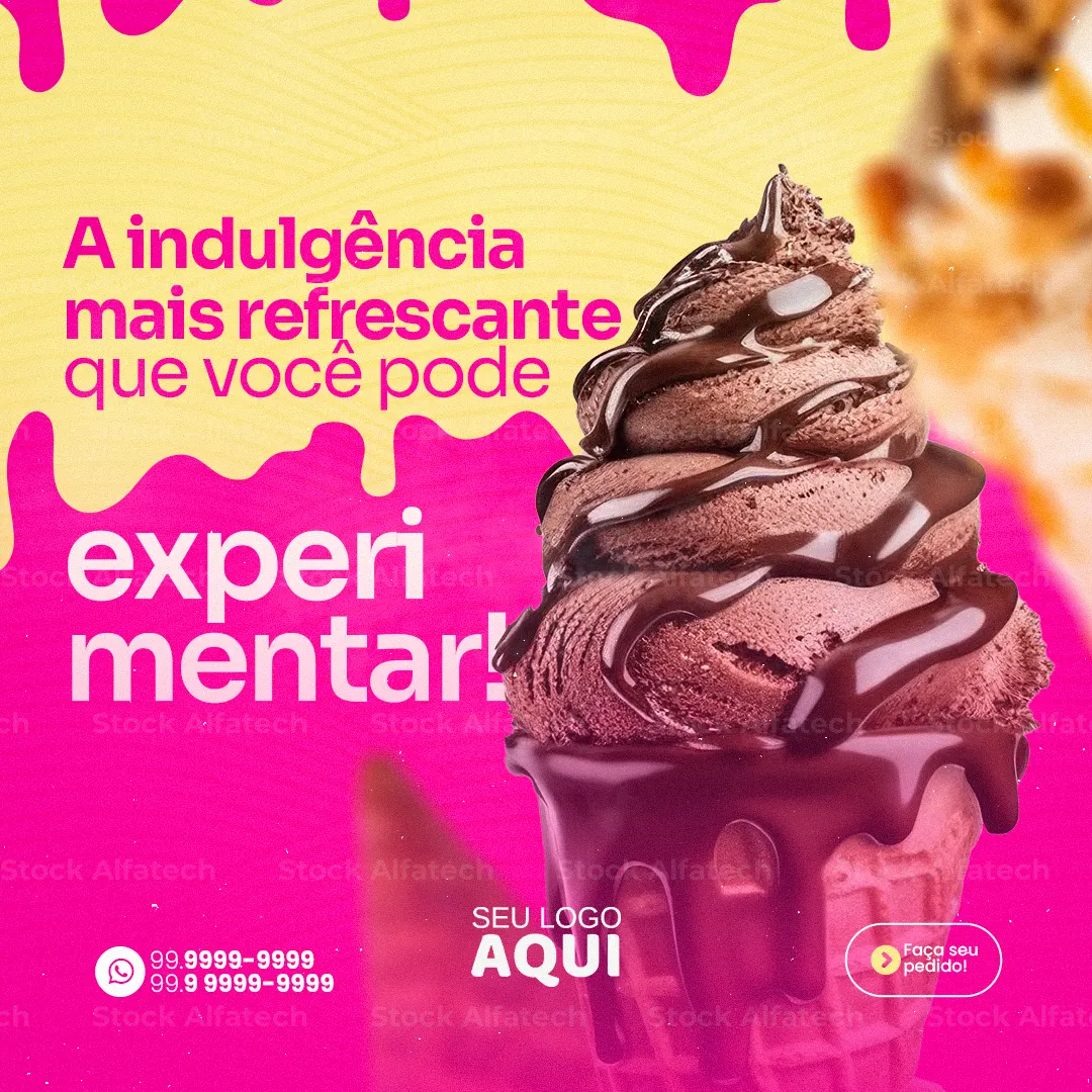 Psd flyer 100% editável com promoção de milkshake