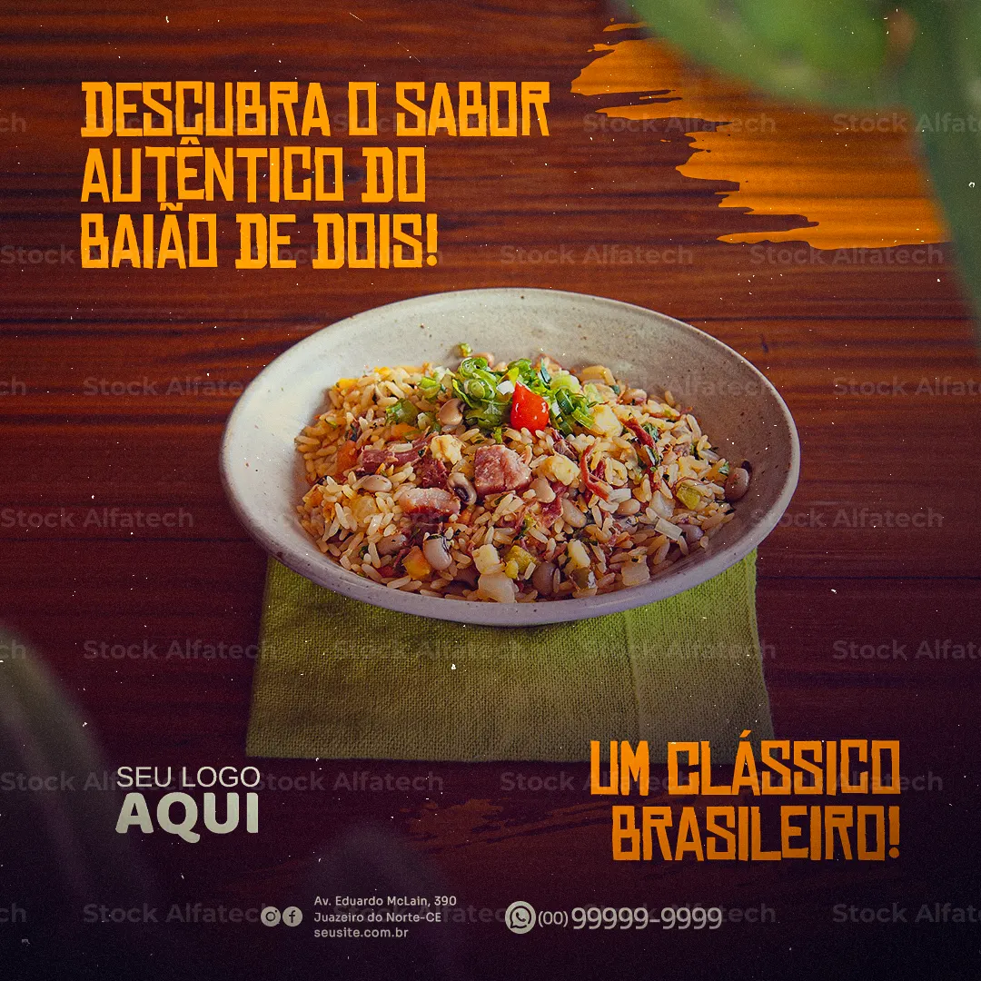 Psd flyer 100% editável para baião de dois especial da casa