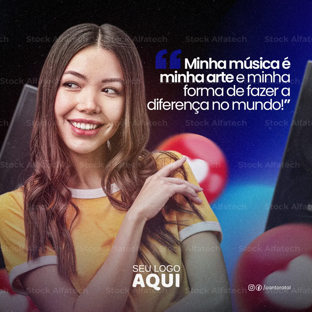 Divulgação musical com visual profissional — Psd flyer 100% editável